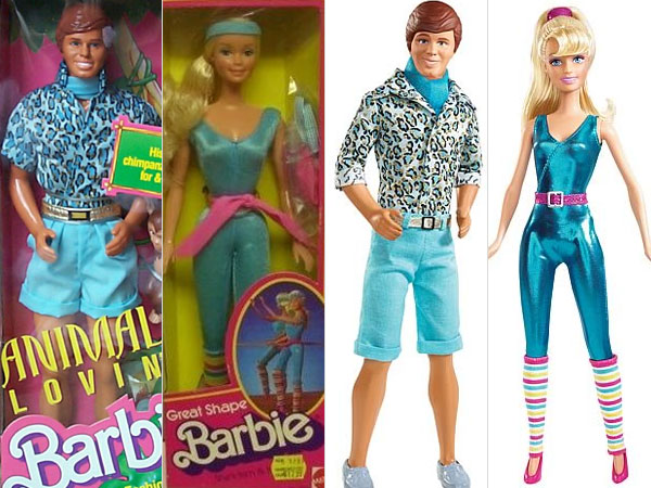 Ken e Barbie originais dos anos 80 X Ken e Barbie de Toy Story