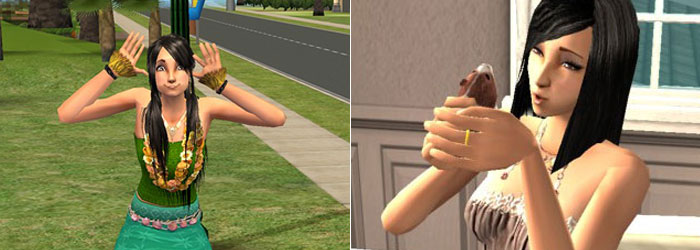 Minha Sim no The Sims 2