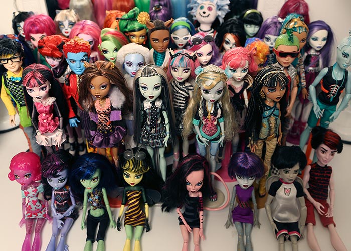 MINHA COLEÇÃO DE MONSTER HIGH