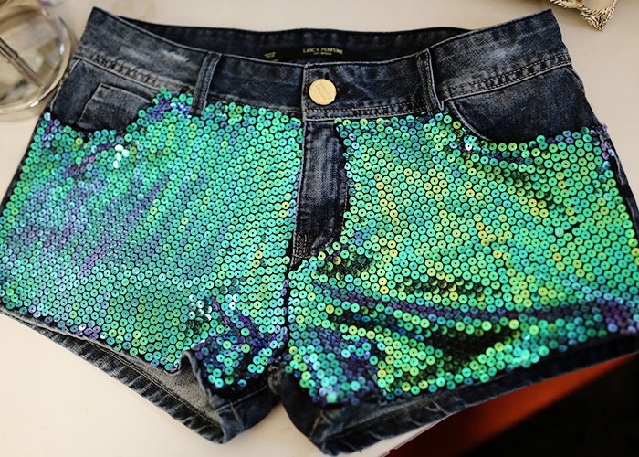 Meu jeans novo de "sereia"!