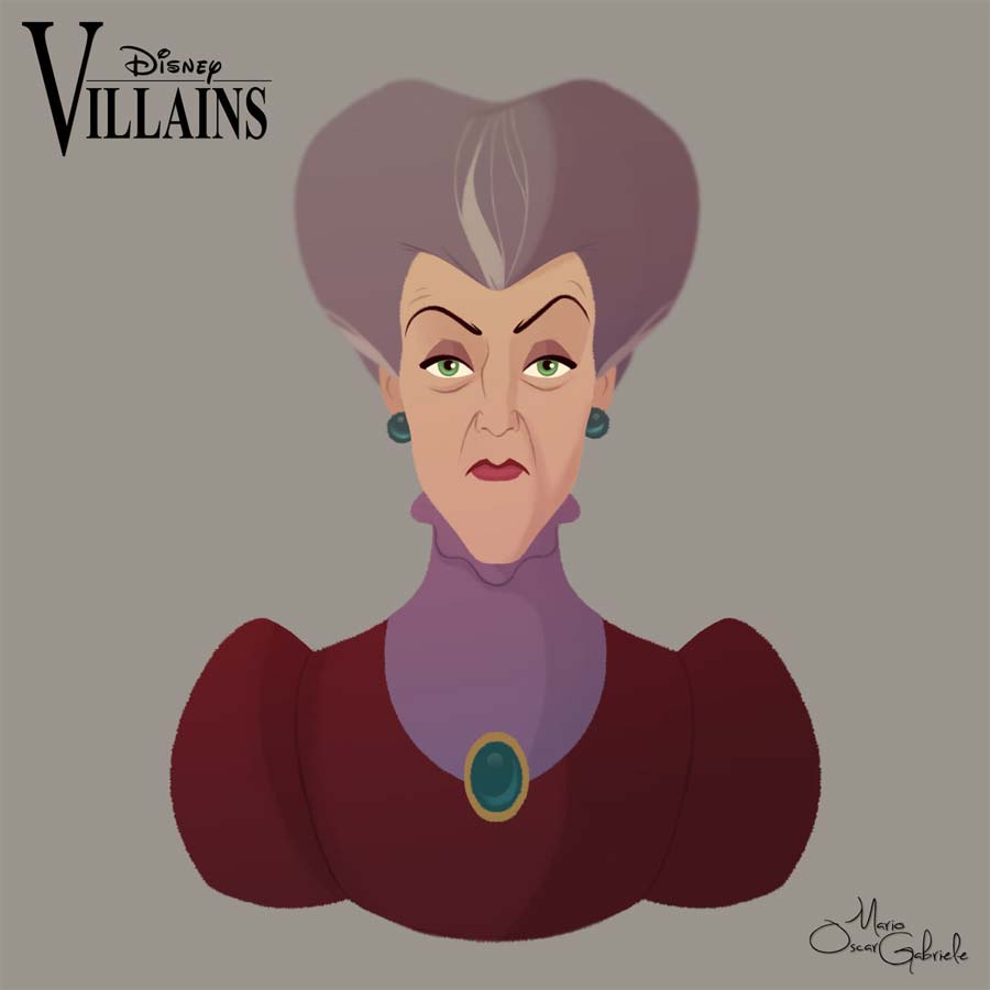 disney-ilustrações-retratos-vilões-tremaine