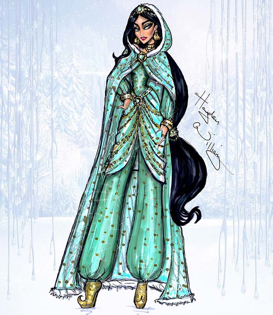 disney-ilustracoes-inverno-jasmine