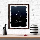 etsy.com/listing/260343479/libra-zodiac-constellation-wall-art