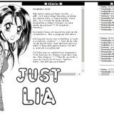 Comentários: O meu primeiro layout na horizontal, foi colocado no ar em 14/12/01. A imagem principal é da Aya, do mangá Gals!.