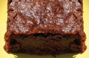 Receita de brownie com calda de chocolate