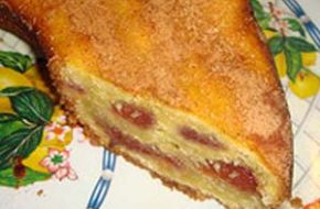 Receita de bolo de fubá com goiabada