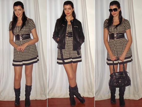 look vestido com bota