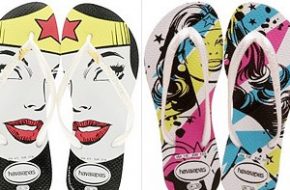 Havaianas da Mulher Maravilha