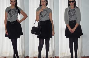 Look do dia: Saia de cintura alta com camiseta