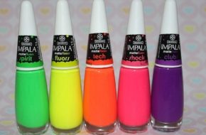 Linha MatteFluors da Impala e alternativas pra unhas neon