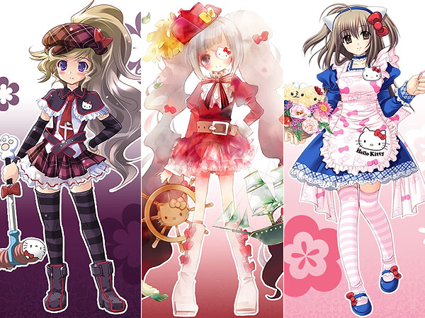 Personagens inspirados na Hello Kitty - Just Lia