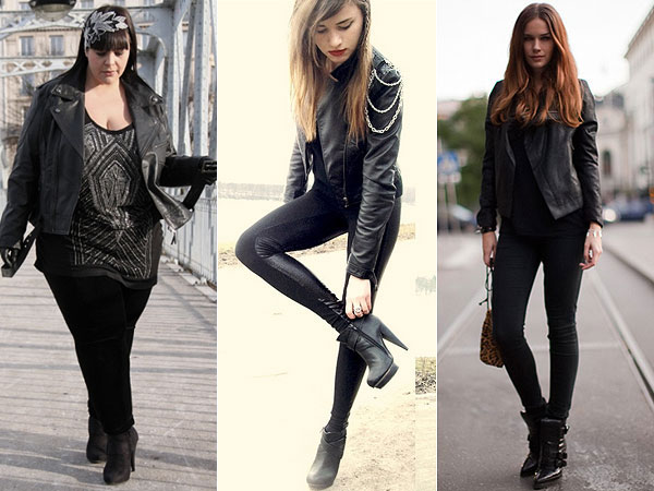 roupa preta estilosa