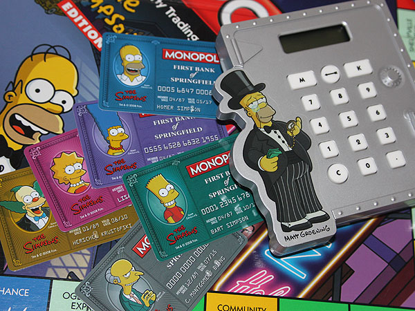 BANCO IMOBILIARIO MONOPOLY THE SIMPSONS DA HASBRO , FA