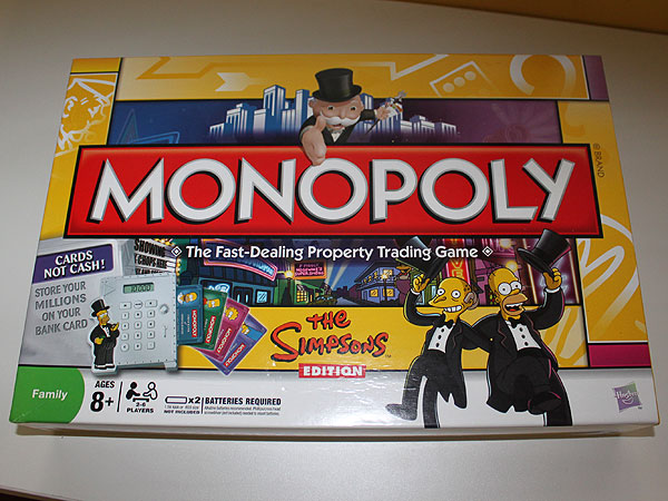 BANCO IMOBILIARIO MONOPOLY THE SIMPSONS DA HASBRO , FA