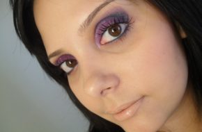 Make Passo-a-Passo: Roxo com Glitter