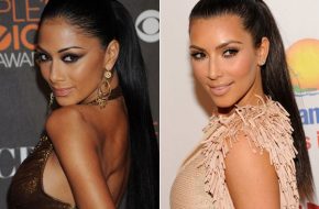 Parece mas não é: Nicole Scherzinger e Kim Kardashian