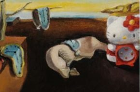 Pinturas famosas com a Hello Kitty