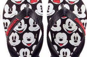 Havaianas do Mickey e da Minnie