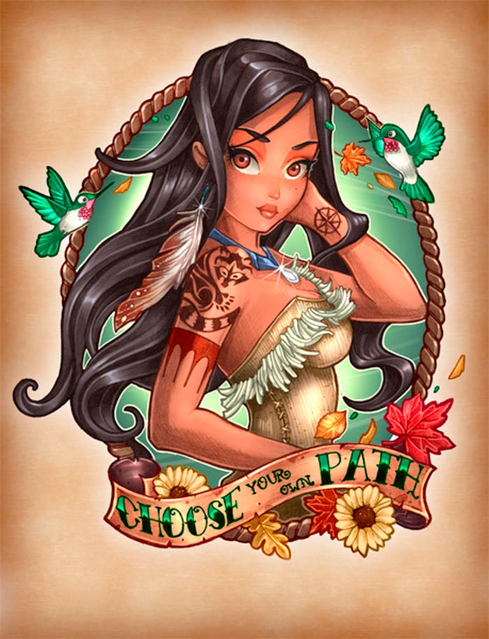 tatuagem-pocahontas