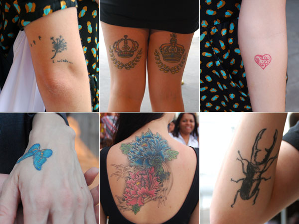 As tatuagens no Fashion Rio - Just Lia