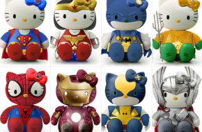 Hello Kitty e outros personagens