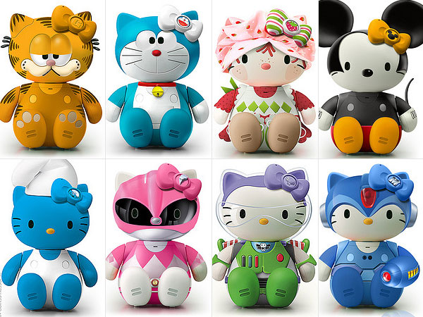 Personagens inspirados na Hello Kitty - Just Lia