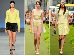 Tendência para o verão/2013: Amarelo