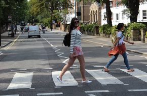 Londres – Abbey Road, Look do dia: Caveira e flores