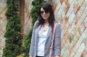 Look do dia: Blazer listrado