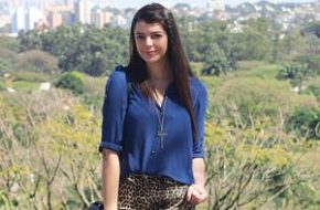 Look do dia: Azul e onça (e um papo sobre vida real)