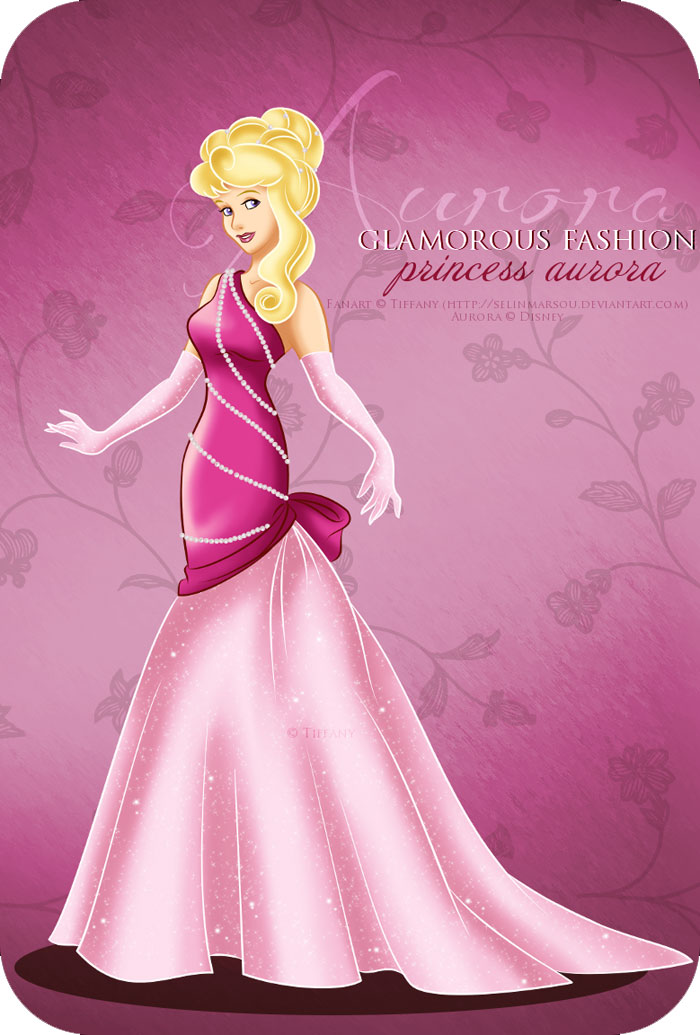princesa da disney vestido rosa