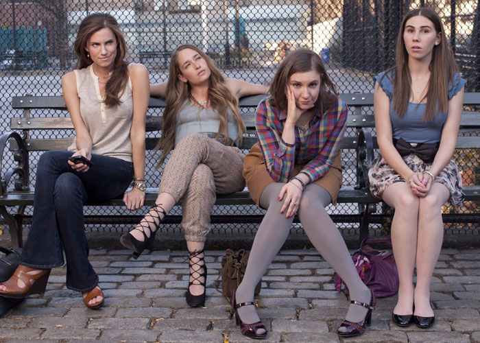 Esquece o glamour de Upper East Side! Girls é "vida real"...