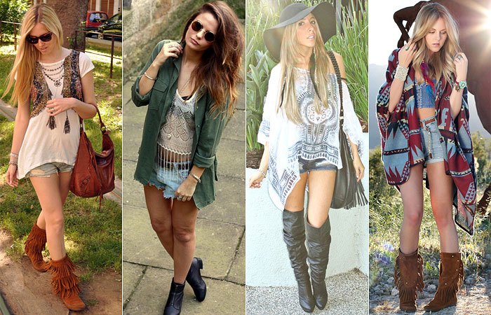 look boho feminino