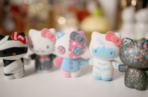 Compras da Hello Kitty na loja Sanrio de NY