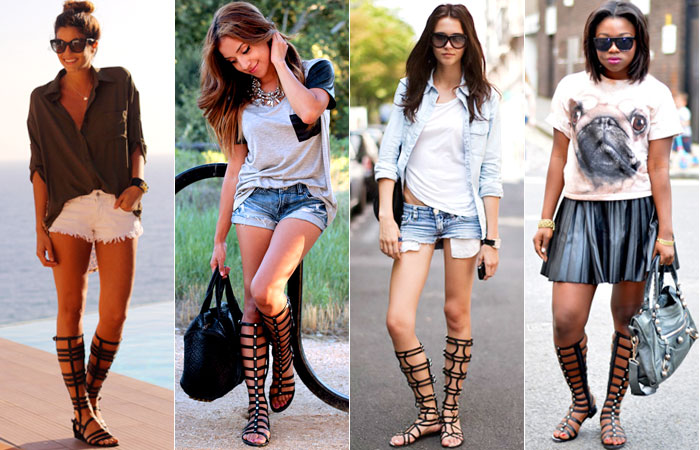 rasteiras gladiadoras