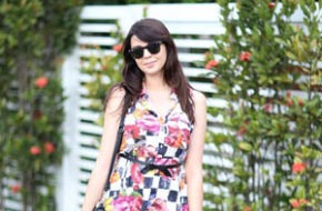 Look do dia: Quadriculado com floral