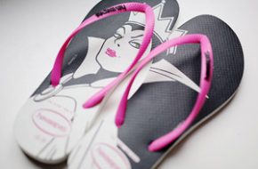 Havaianas das Vilãs Disney (e toy arts!)