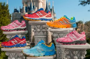 Os tênis de corrida New Balance x runDisney