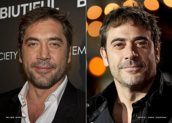 Resultado de imagem para javier bardem e jeffrey morgan