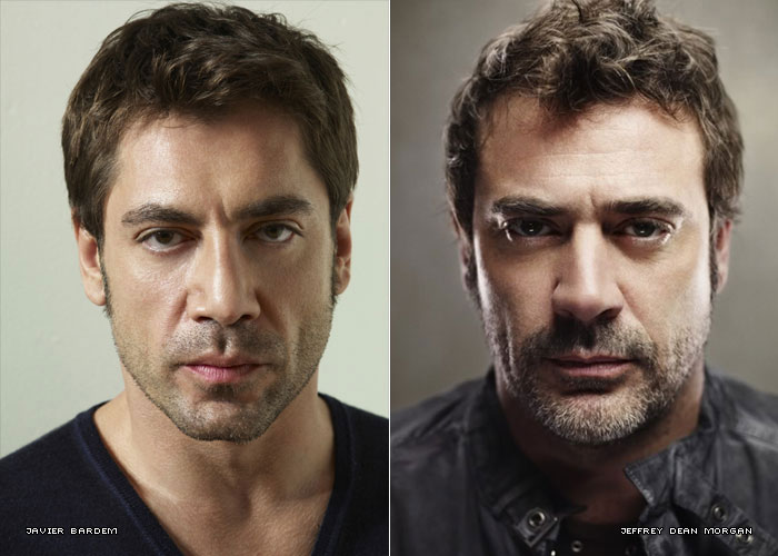 Resultado de imagem para javier bardem e jeffrey morgan