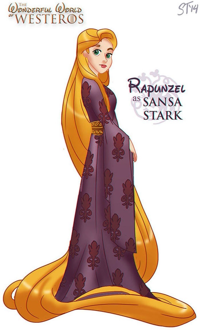 princesas-gameofthrones-rapunzel