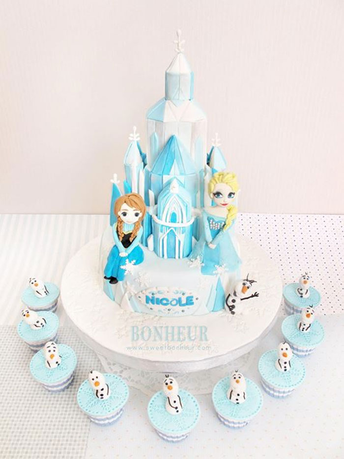 bolosecupcakesdisney-frozenelsaeanna