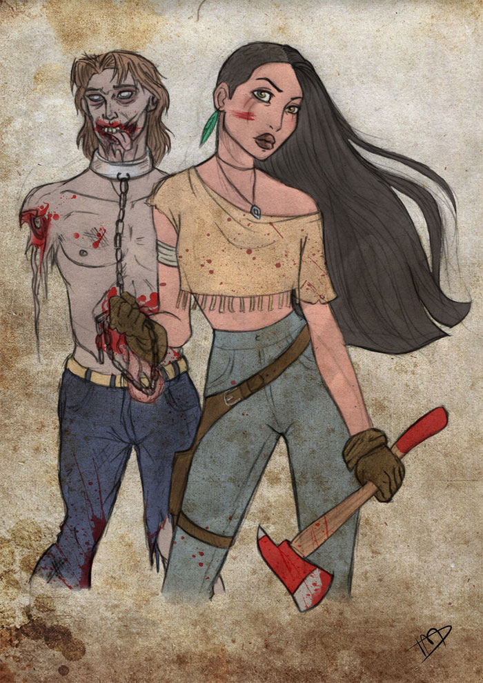 disney-thewalkingdead-johnsmith-pocahontas