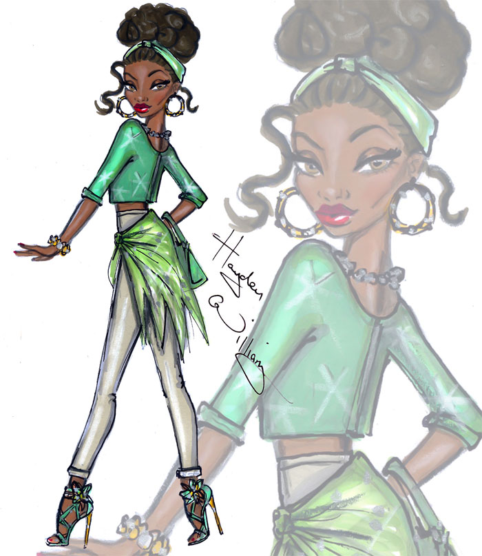 ilustracoesdemodadisney-tiana