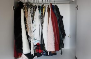 Organização do closet: cabides