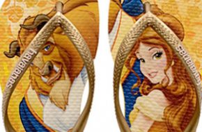 Havaianas das princesas Disney