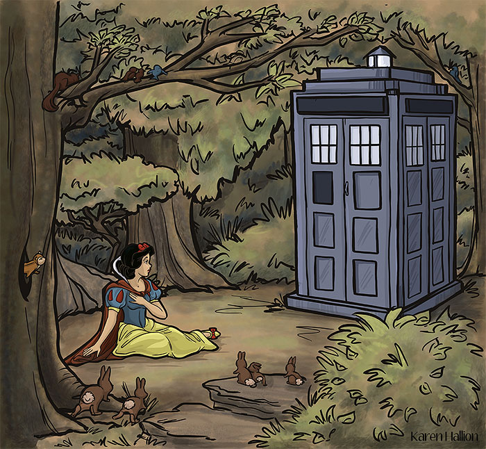 princesas-disney-doctor-who-1