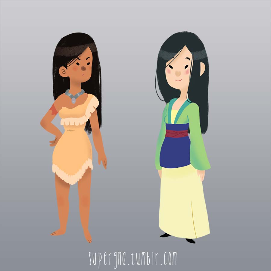 ilustracoesdisney-supergna-princesas-pocahontas-mulan