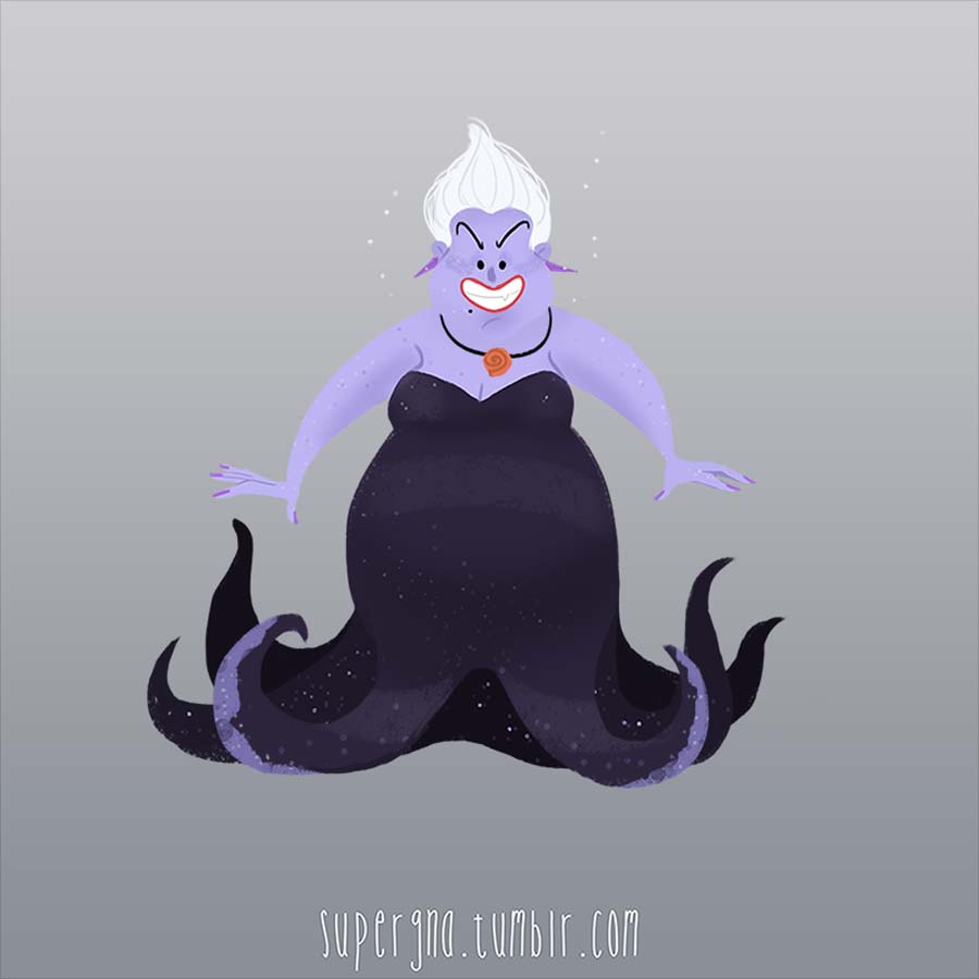 ilustracoesdisney-viloes-ursula