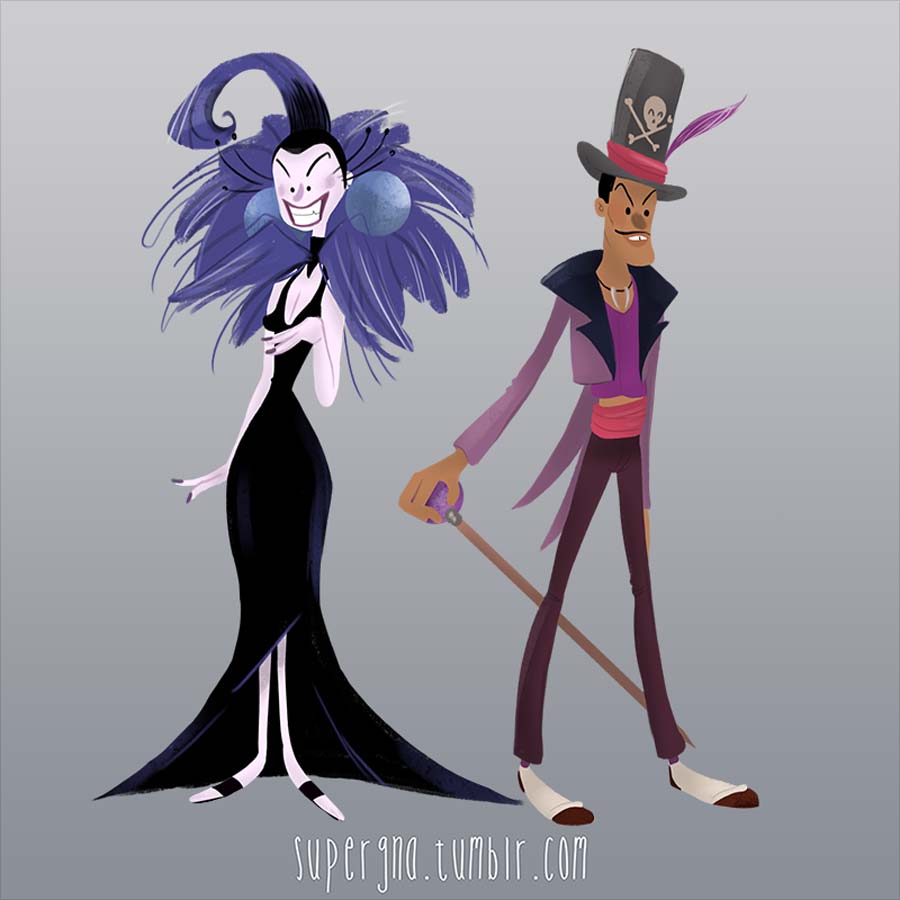 ilustracoesdisney-viloes-yzma-facilier